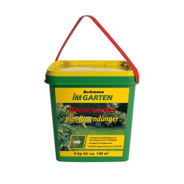 Beckmann Moosvernichter plus Rasendünger 5 kg
