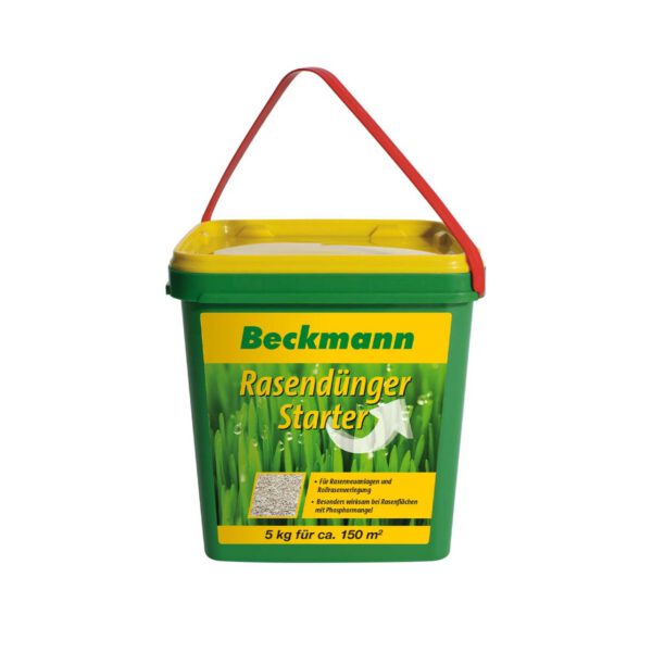 Rasendünger Starter 5 kg - Beckmann NPK-Dünger 12+22+10