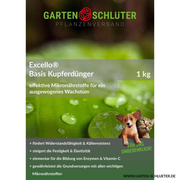 Schlüter's Excello-Basis-Kupferdünger - 1 kg