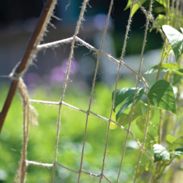 Jute-Ranknetz für Kletterpflanzen