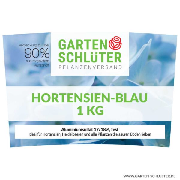 Schlüter's Hortensien-Blau - 1 kg Blaue Hortensien durch sauren Boden